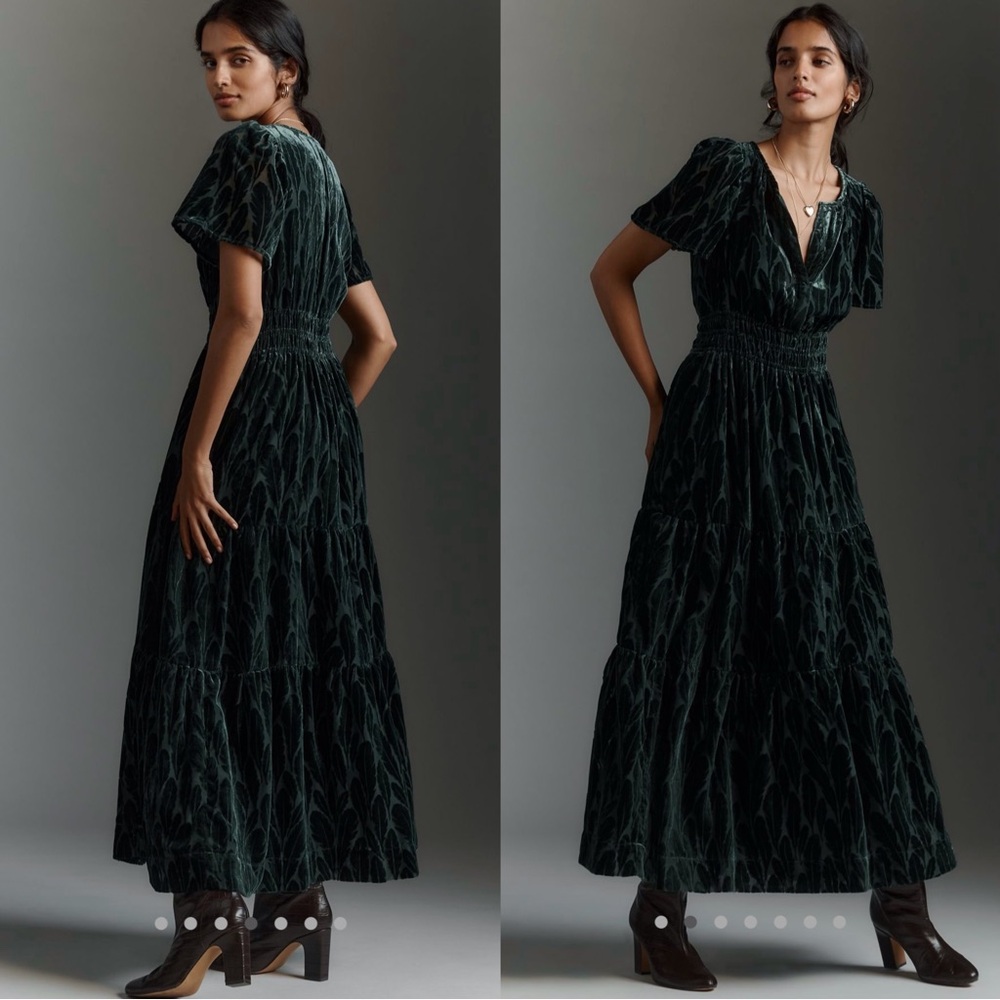 The Somerset Velvet maxi dress